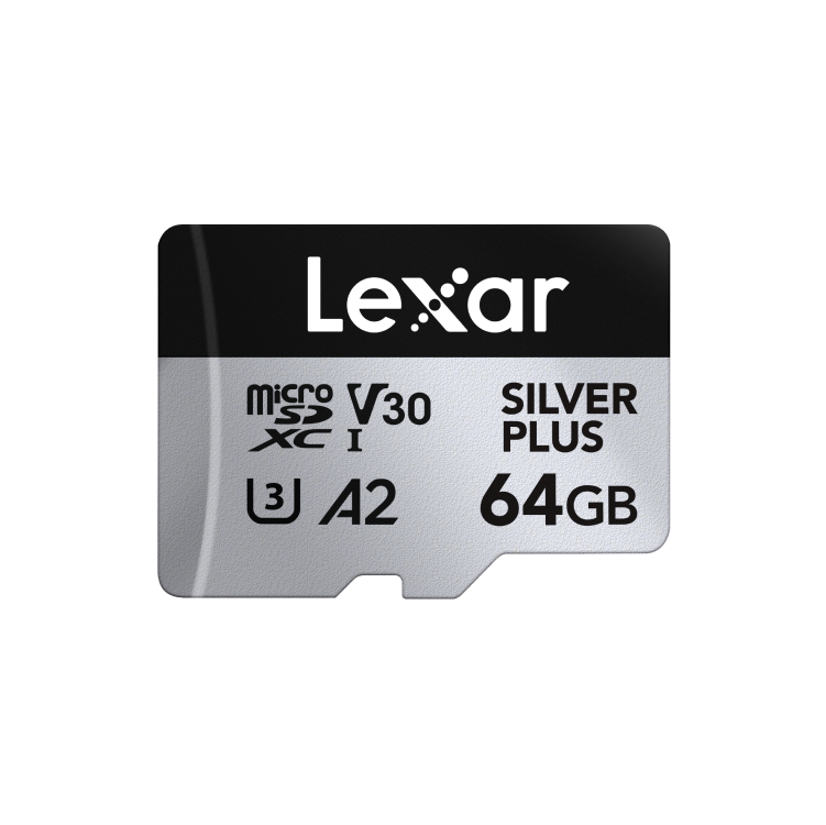 Lexar 64GB Professional SILVER PLUS microSDXC UHS-I Card